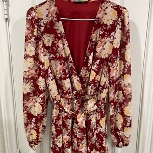 Pretty Garden Maxi Wrap Dress